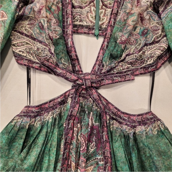 Zimmermann Paisley Cutout Anneke Mini Dress - Picture 11 of 11